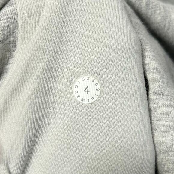 Lululemon Scuba Pullover Hoodie Women's Sz 4 Heathered Vapor French Terry Cozy - Picture 4 of 4